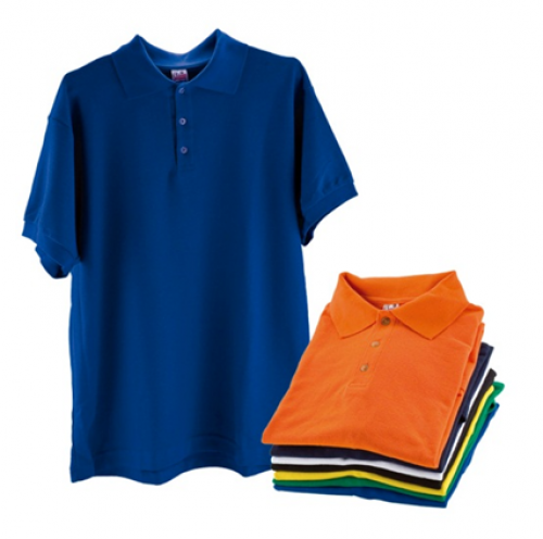 Camiseta Tipo Polo Adulto 100% Algodón